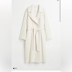 H&M Tie Belt Twill Coat